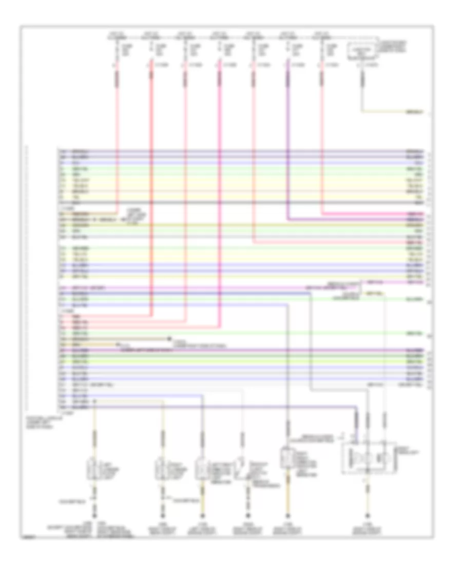 Exterior Lamps  Trailer Connector Wiring Diagram (1 of 3) for BMW 328i 2008