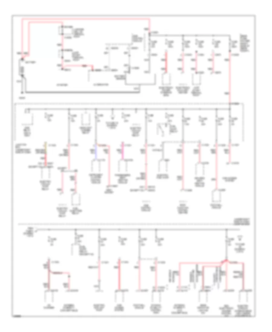 Power Distribution Wiring Diagram 1 of 5 for BMW 328i 2008