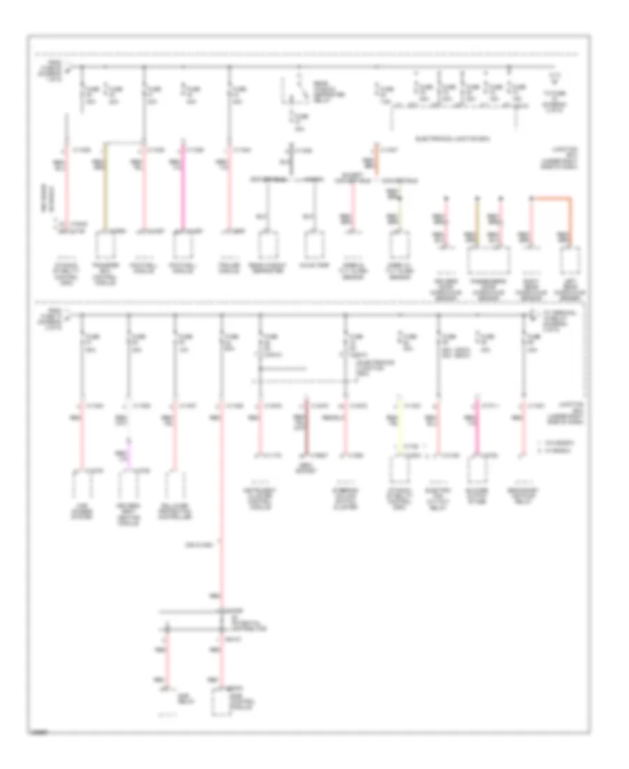 Power Distribution Wiring Diagram 2 of 5 for BMW 328i 2008
