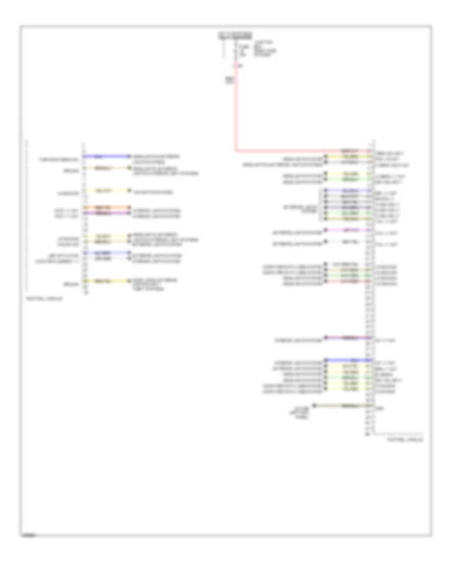 Body Control Modules Wiring Diagram 1 of 2 for BMW 528i 2012