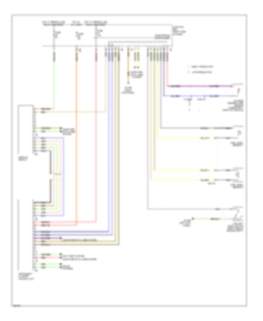 Instrument Cluster Wiring Diagram for BMW 528i 2012