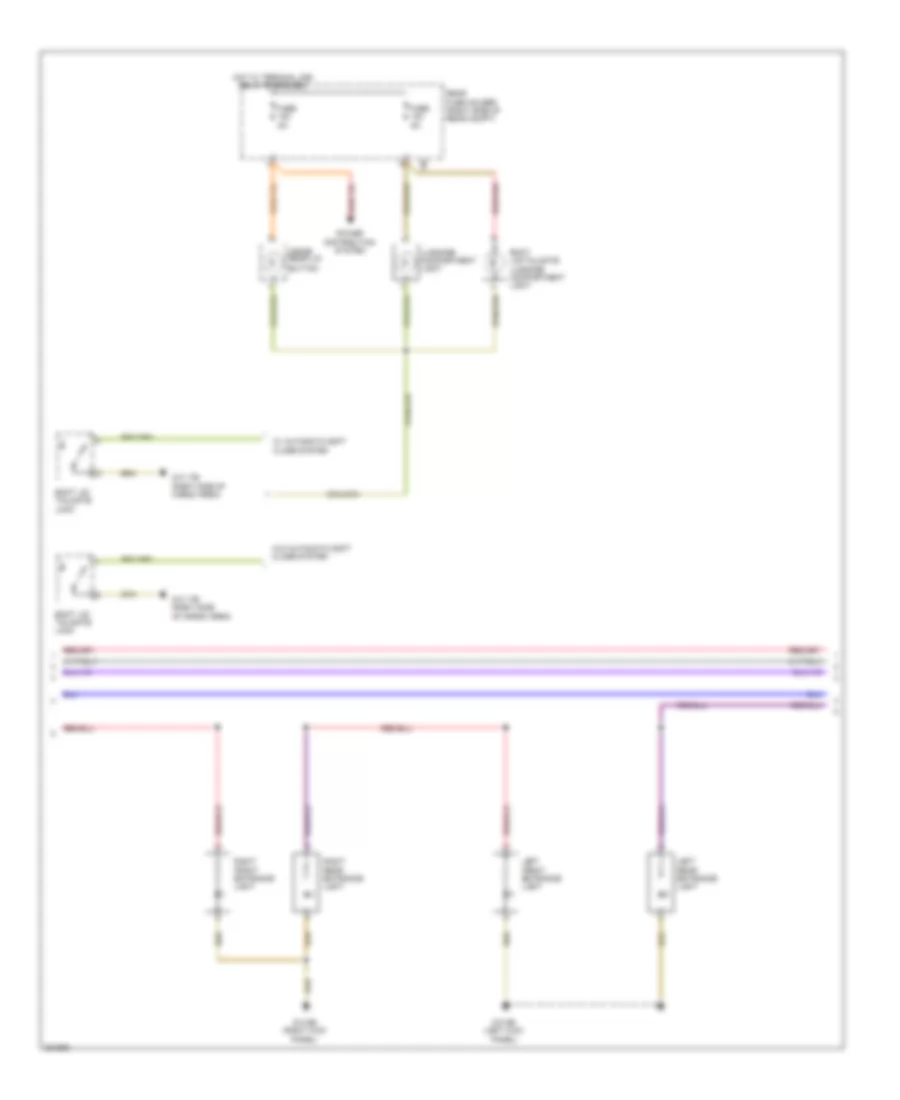 Courtesy Lamps Wiring Diagram 2 of 3 for BMW 528i 2012