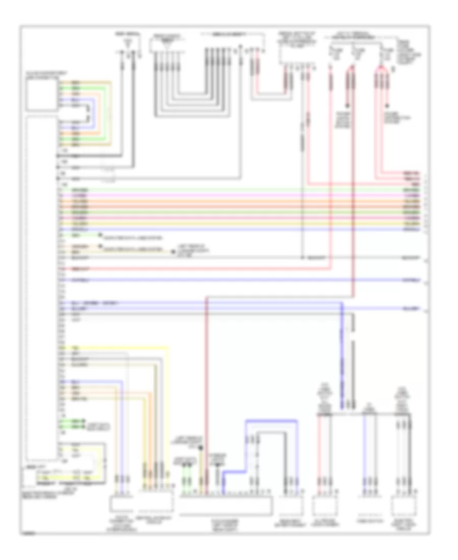 Hifi Radio Wiring Diagram Basic 1 of 2 for BMW 528i 2012