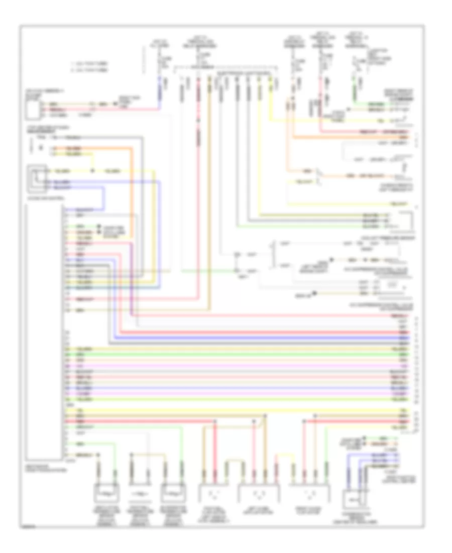 Automatic A C Wiring Diagram 1 of 2 for BMW Z4 35i 2012