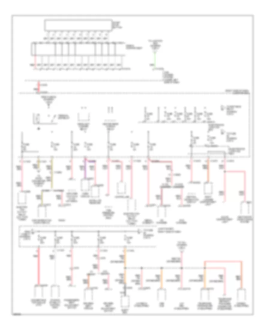 Power Distribution Wiring Diagram 2 of 4 for BMW Z4 35i 2012