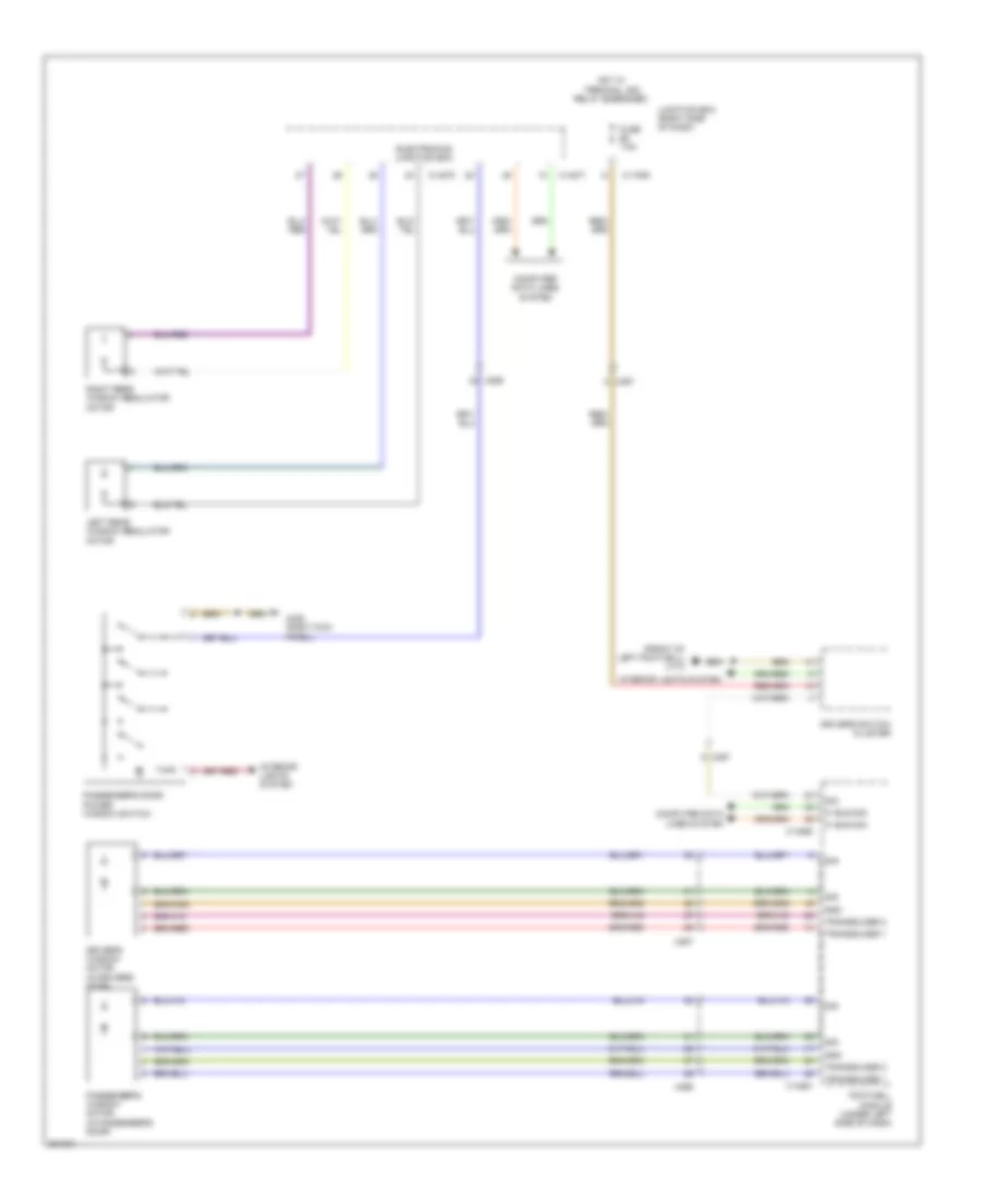 Power Windows Wiring Diagram for BMW Z4 35i 2012