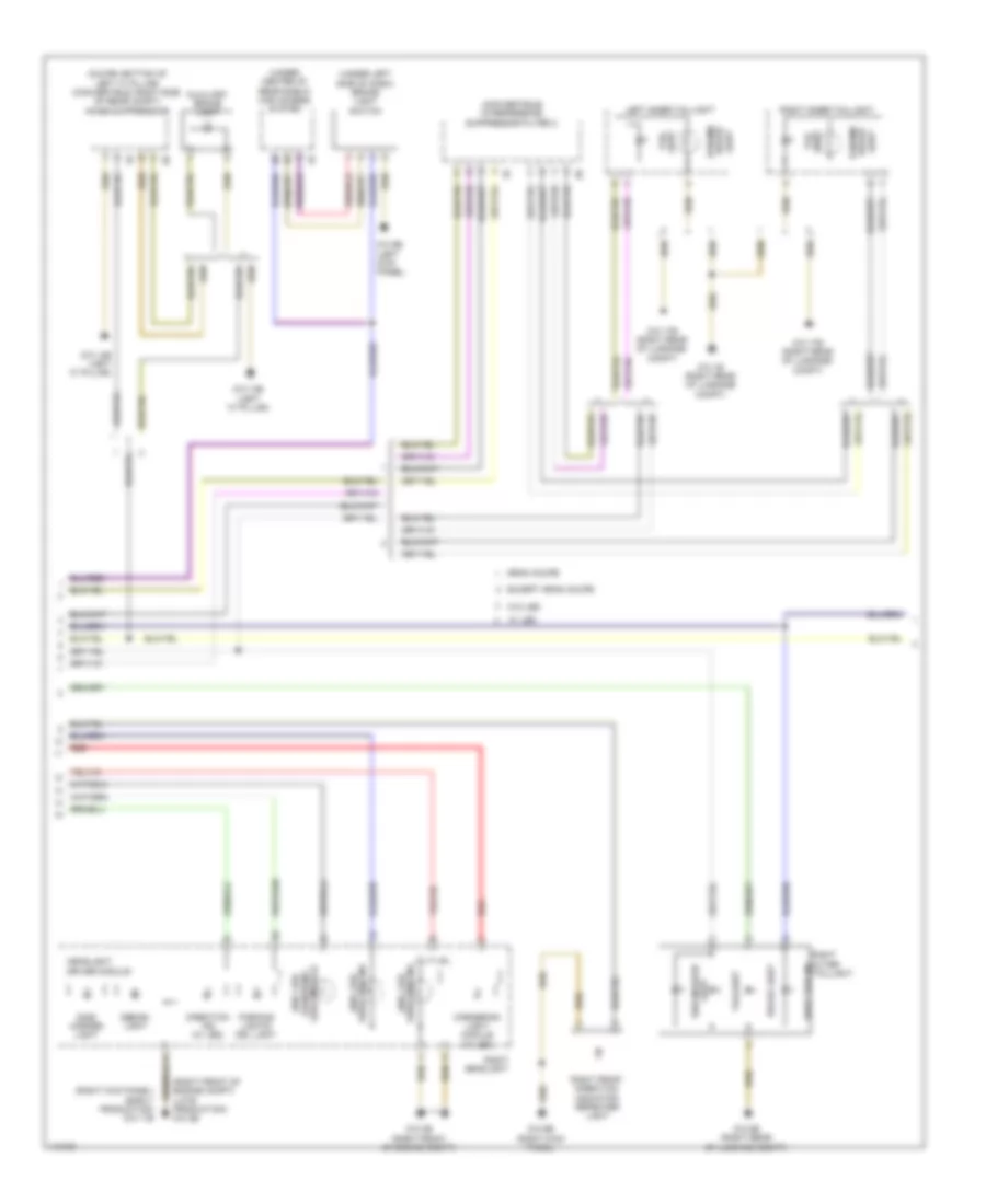 Exterior Lamps  Trailer Connector Wiring Diagram 2 of 4 for BMW M6 2013