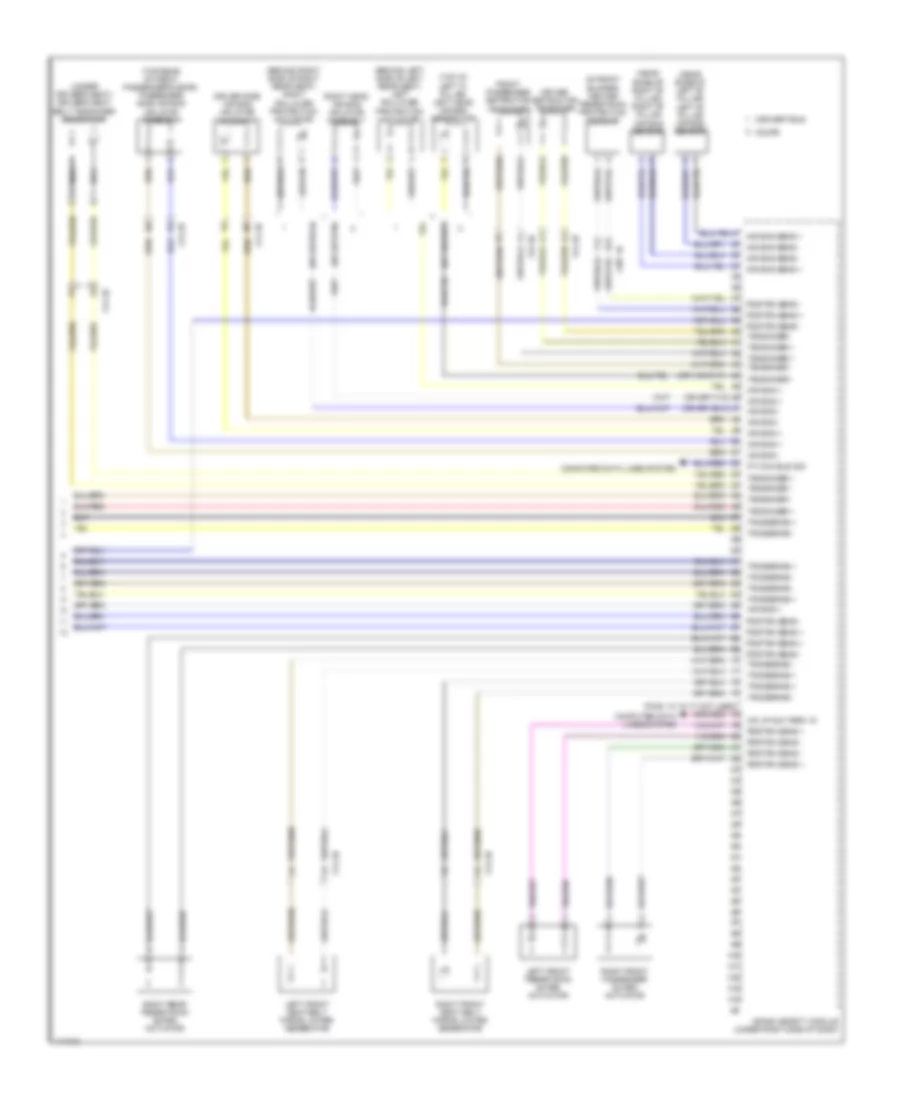 Supplemental Restraints Wiring Diagram (3 of 3) for BMW M6 2013