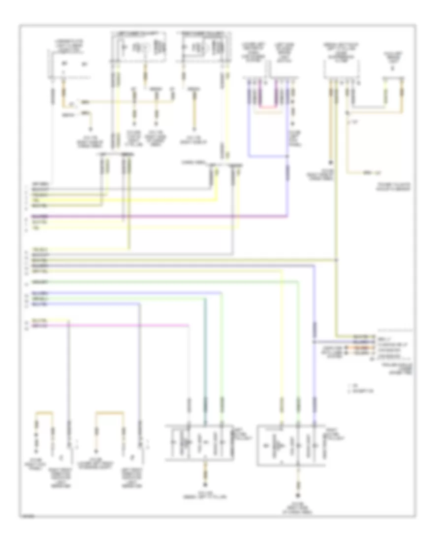 Exterior Lamps Wiring Diagram 2 of 2 for BMW ActiveHybrid 5 2014