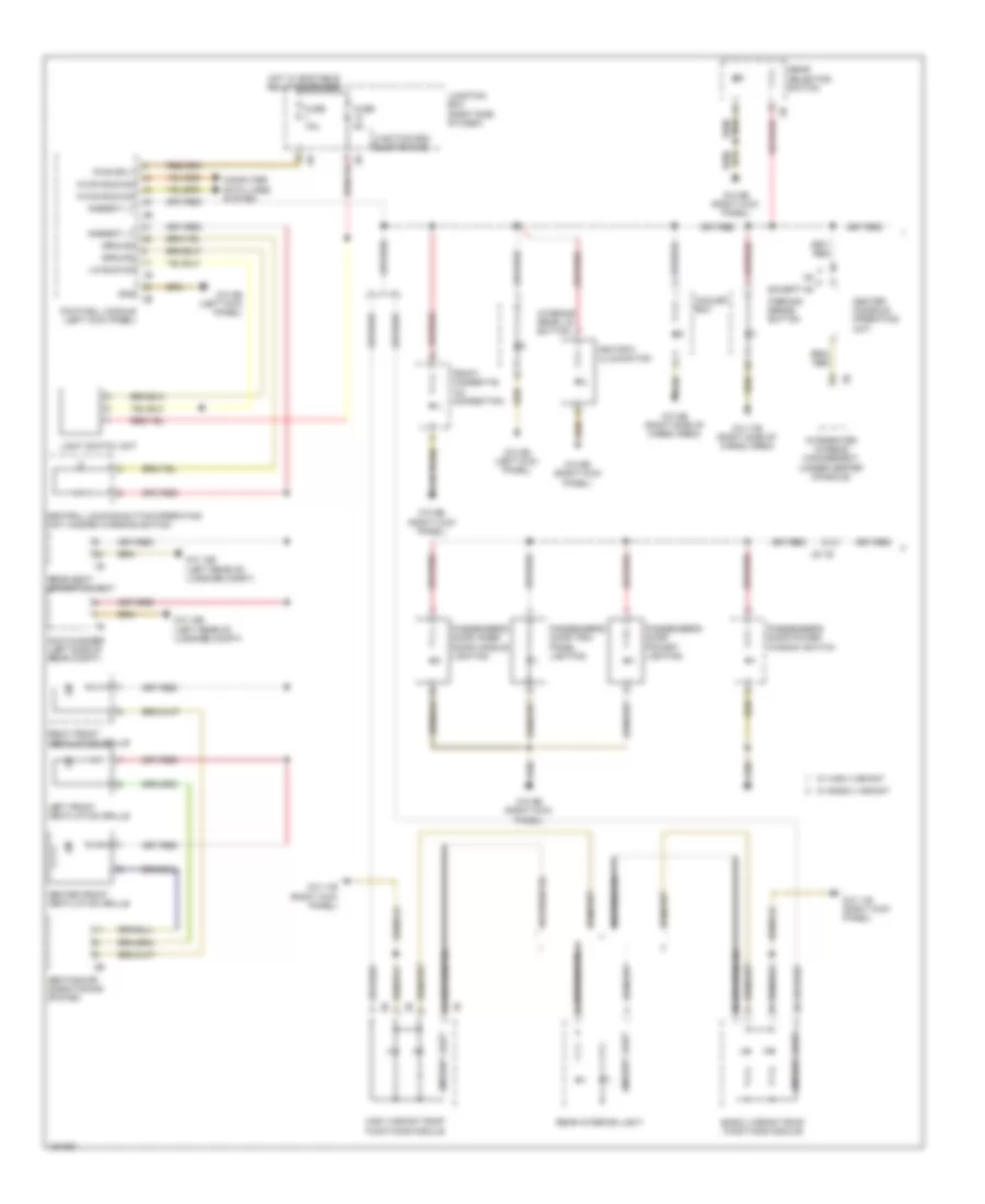 Instrument Illumination Wiring Diagram (1 of 2) for BMW ActiveHybrid 5 2014