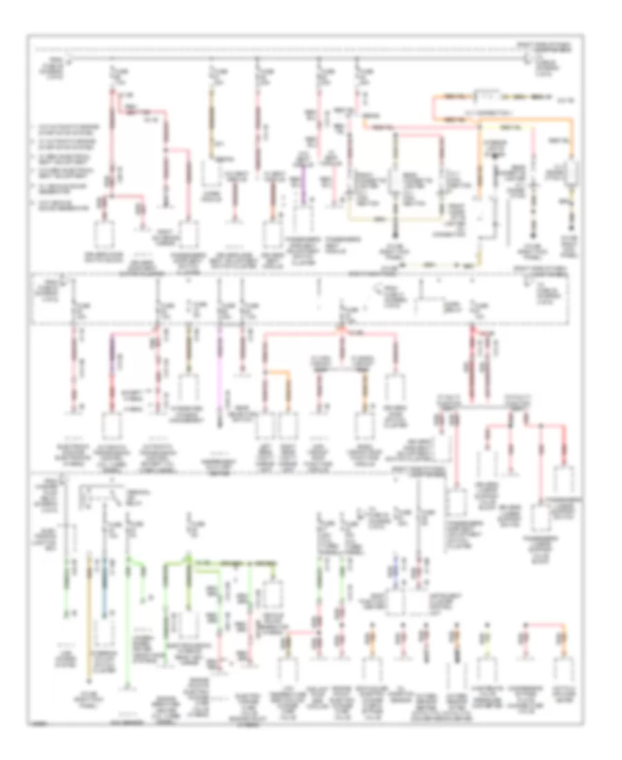 Power Distribution Wiring Diagram 3 of 6 for BMW ActiveHybrid 5 2014