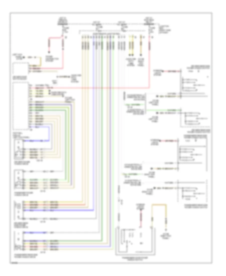 Power Windows Wiring Diagram for BMW ActiveHybrid 5 2014