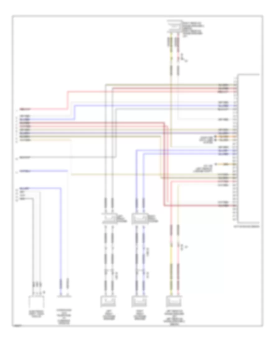Base Radio Wiring Diagram, with Active Sound Design (3 of 3) for BMW ActiveHybrid 5 2014