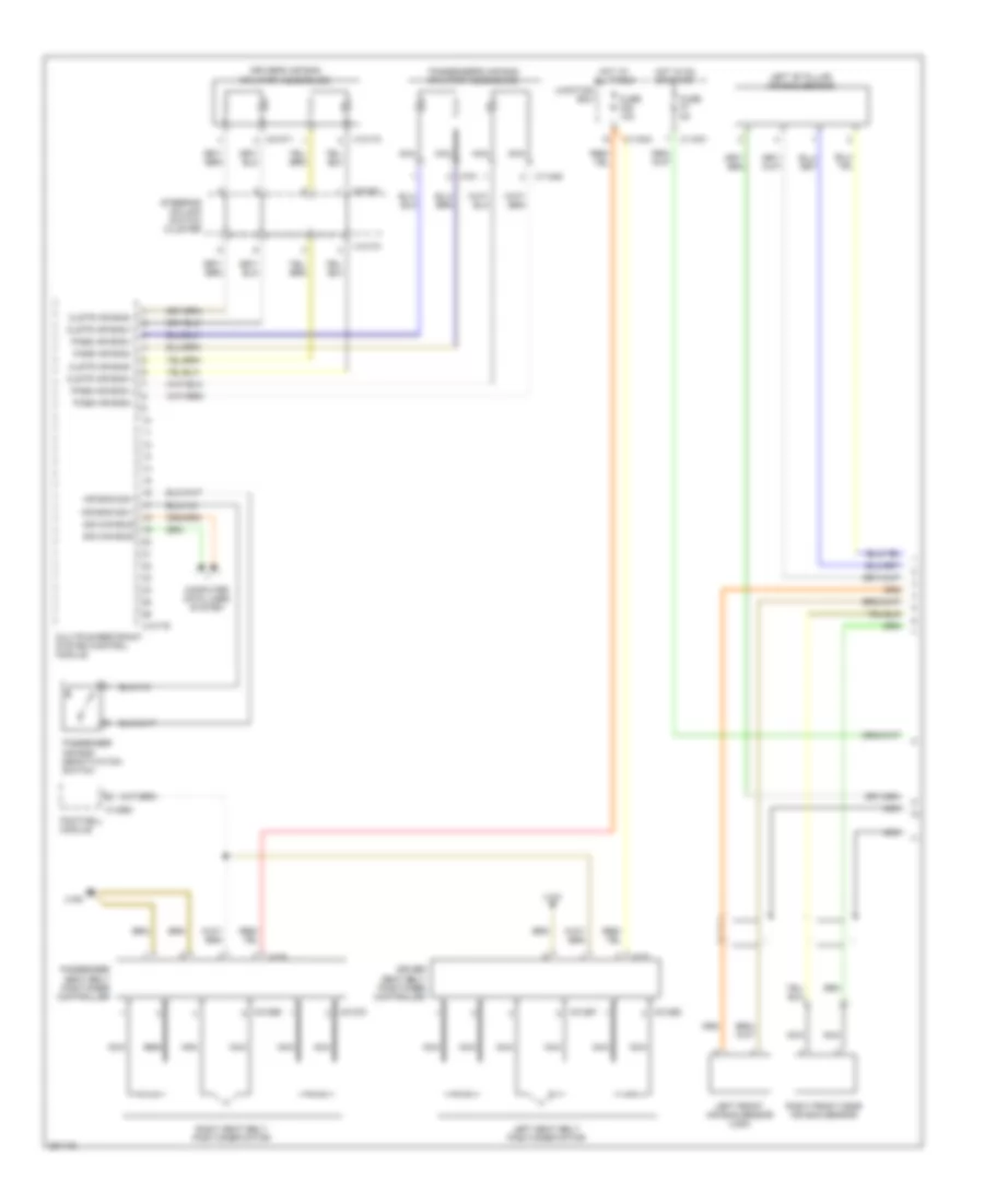 Supplemental Restraints Wiring Diagram Coupe with Multiple Restraint System 1 of 2 for BMW 328xi 2008