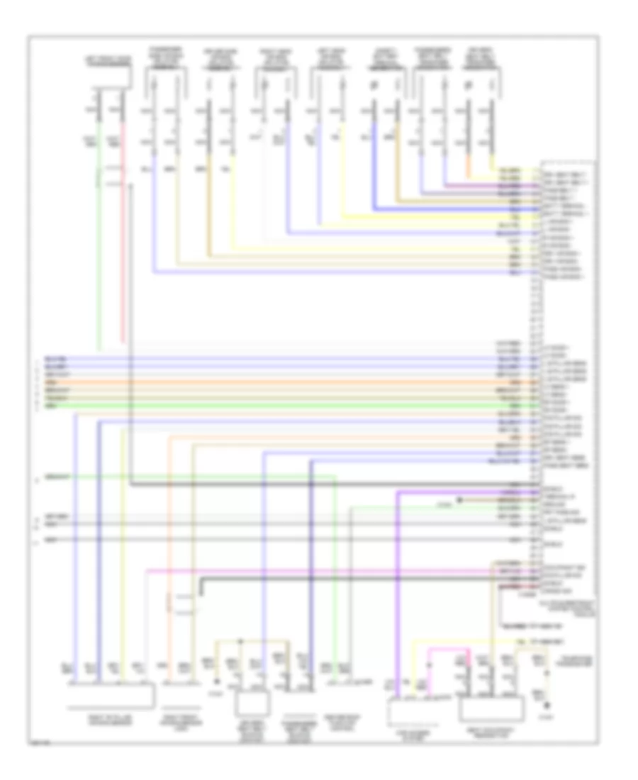 Supplemental Restraints Wiring Diagram Coupe with Multiple Restraint System 2 of 2 for BMW 328xi 2008