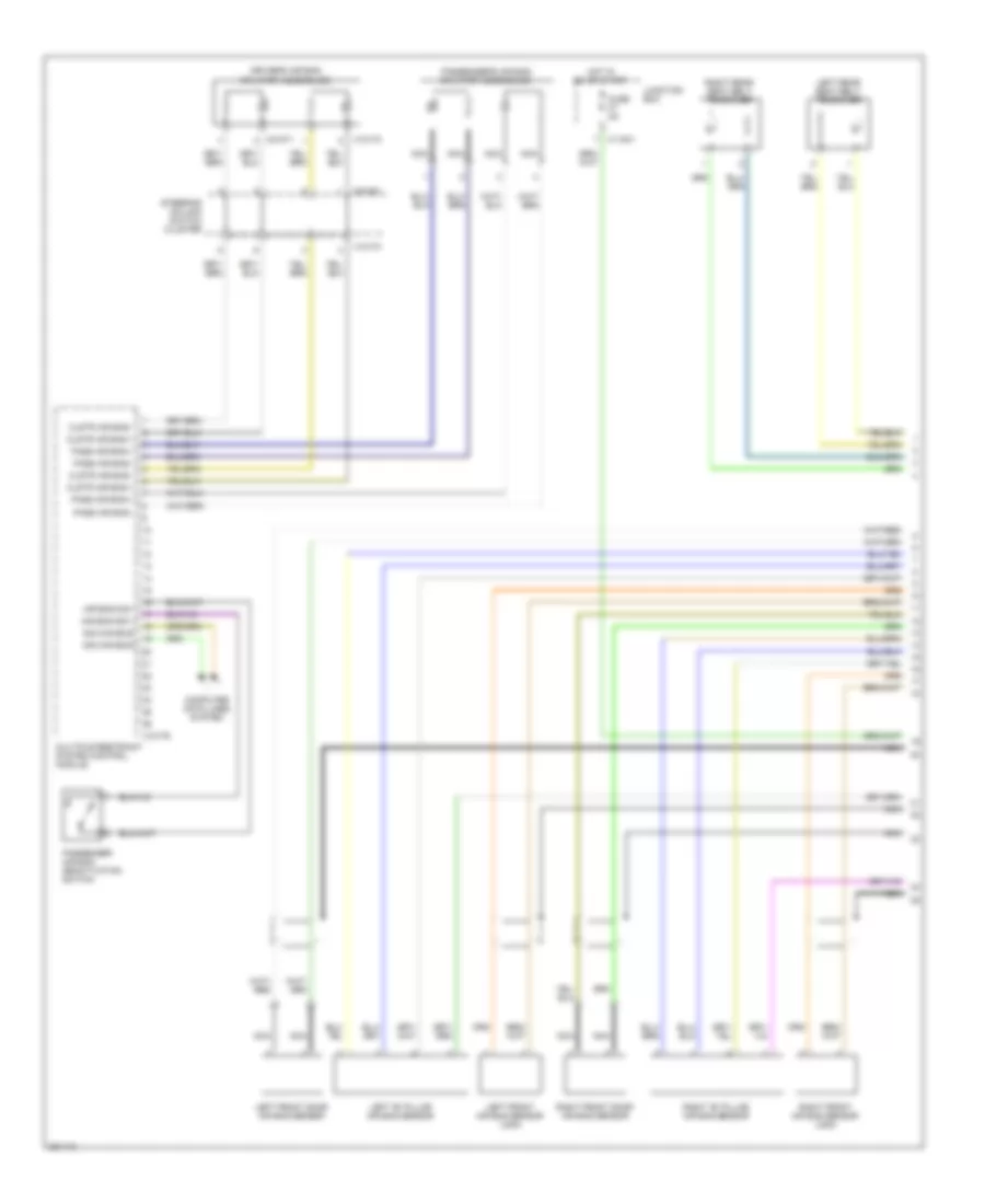 Supplemental Restraints Wiring Diagram Except Coupe with Multiple Restraint System 1 of 2 for BMW 328xi 2008