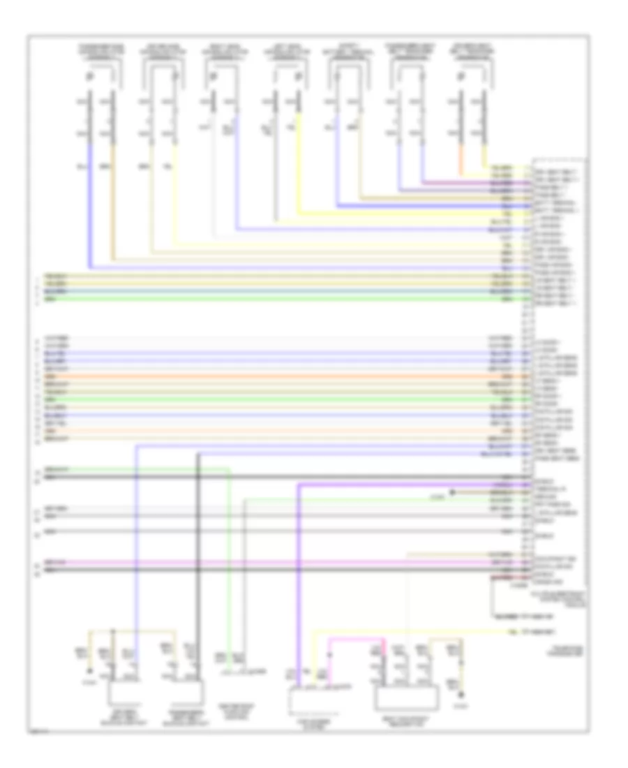 Supplemental Restraints Wiring Diagram Except Coupe with Multiple Restraint System 2 of 2 for BMW 328xi 2008