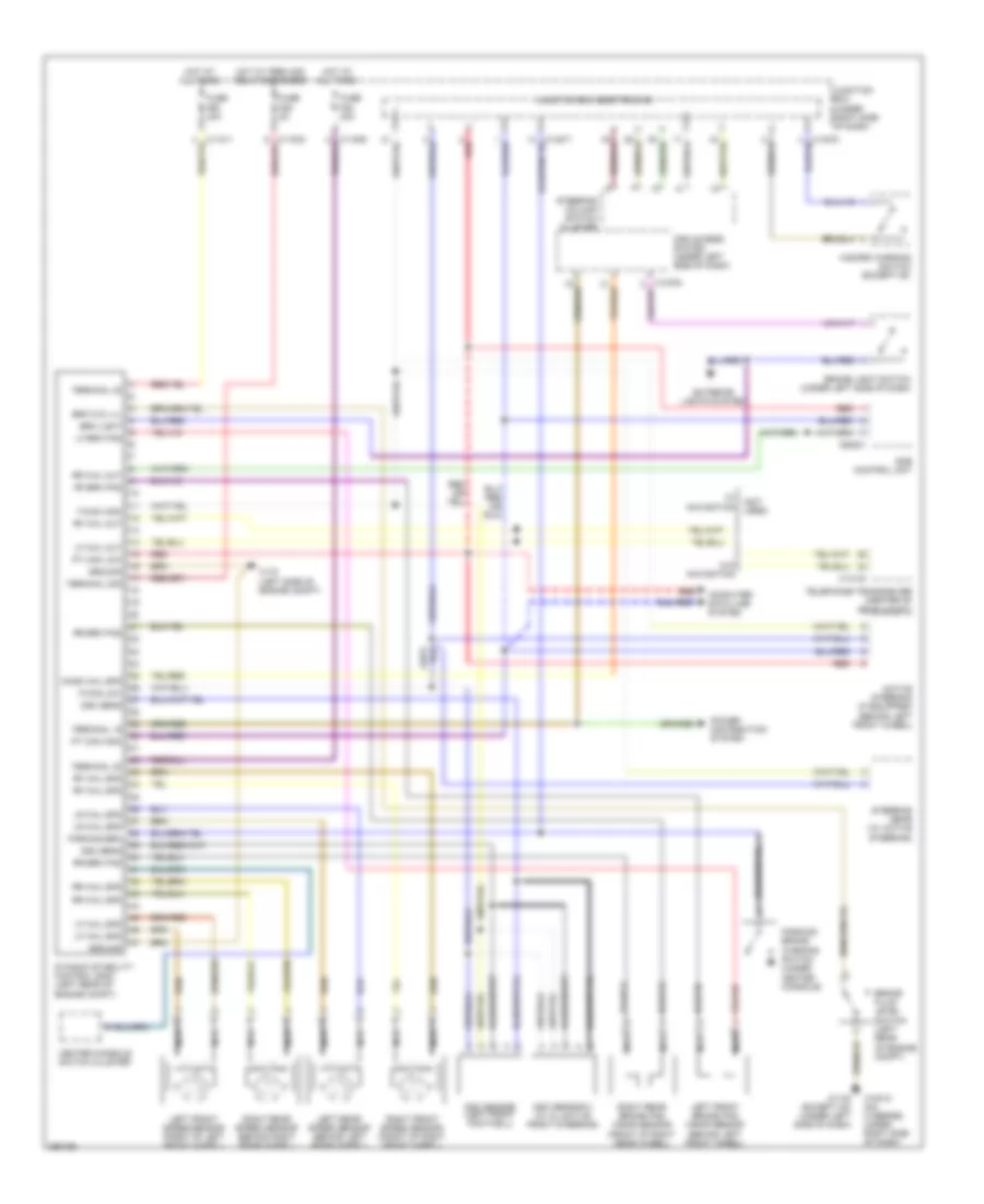 Anti lock Brakes Wiring Diagram without Bosch DSC for BMW 328xi 2008