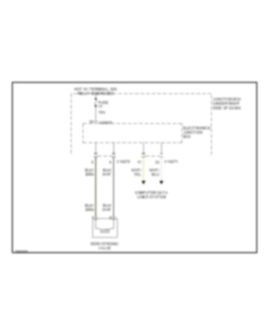 Power Steering Wiring Diagram for BMW 328xi 2008