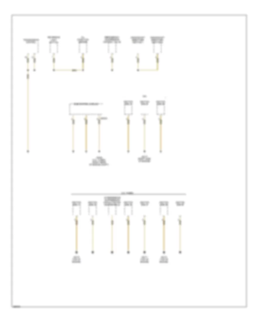 Ground Distribution Wiring Diagram 4 of 4 for BMW 328xi 2008