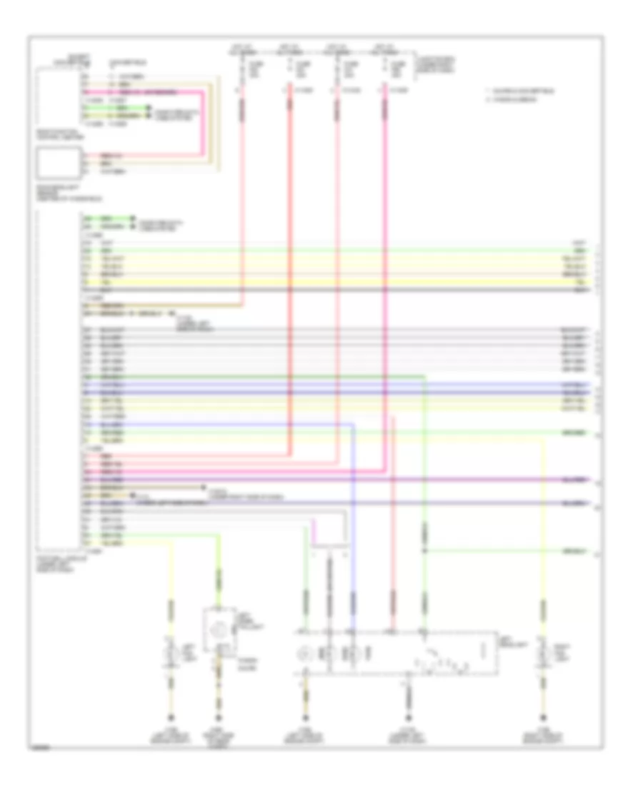 Adaptive Front Lighting Wiring Diagram 1 of 2 for BMW 328xi 2008