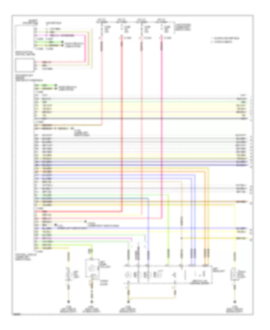 Headlamps Wiring Diagram with Xenon Lamps 1 of 2 for BMW 328xi 2008