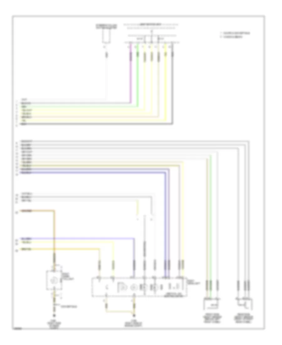 Headlamps Wiring Diagram with Xenon Lamps 2 of 2 for BMW 328xi 2008