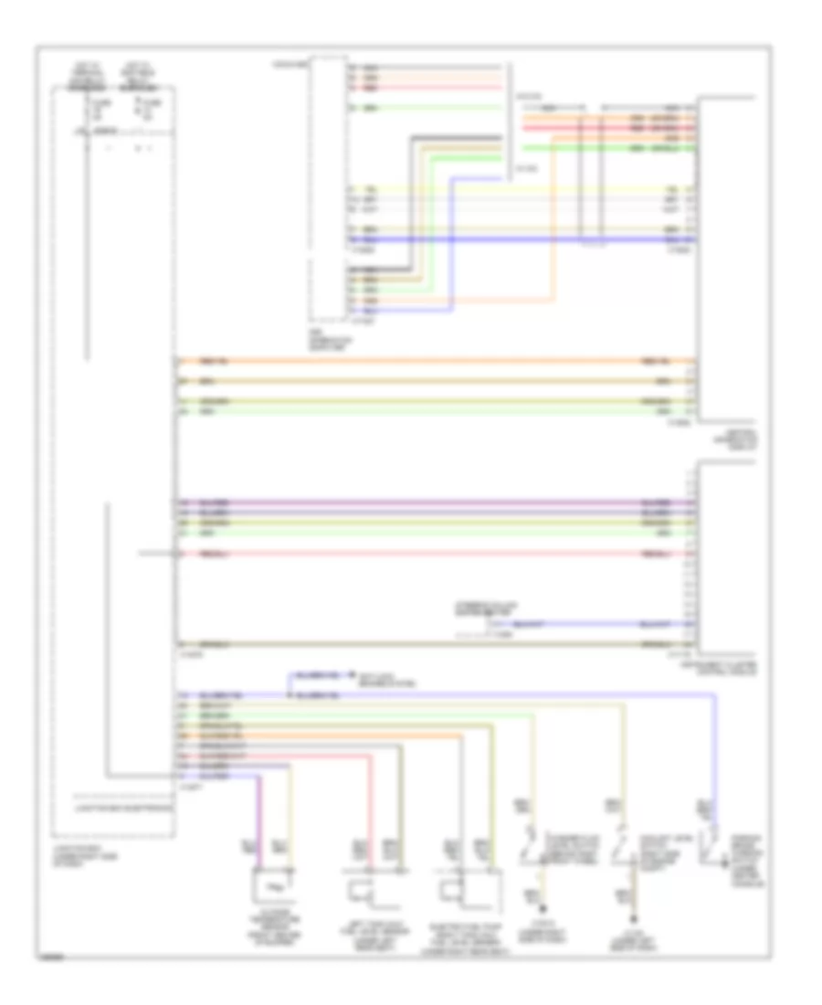 Instrument Cluster Wiring Diagram for BMW 328xi 2008