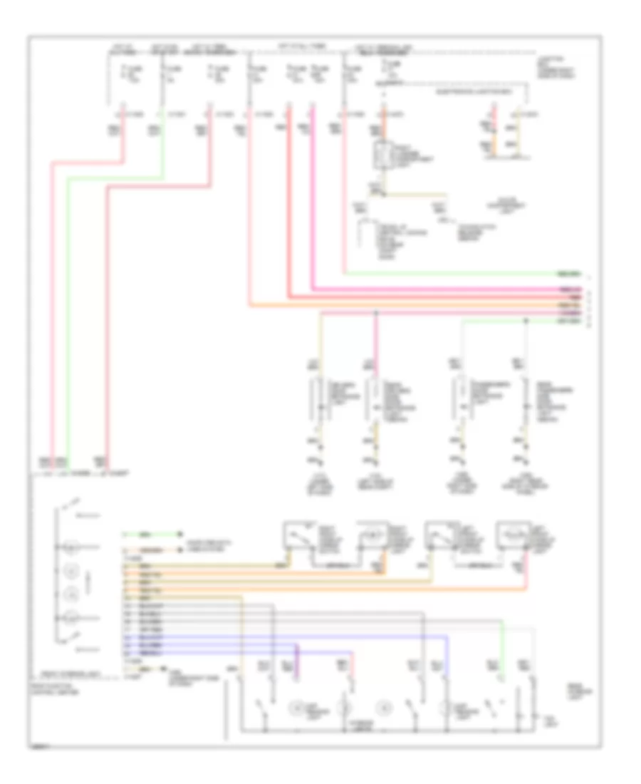 Courtesy Lamps Wiring Diagram Except Wagon with Roof Function Center 1 of 2 for BMW 328xi 2008