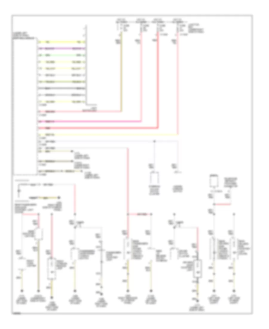 Instrument Illumination Wiring Diagram for BMW 328xi 2008