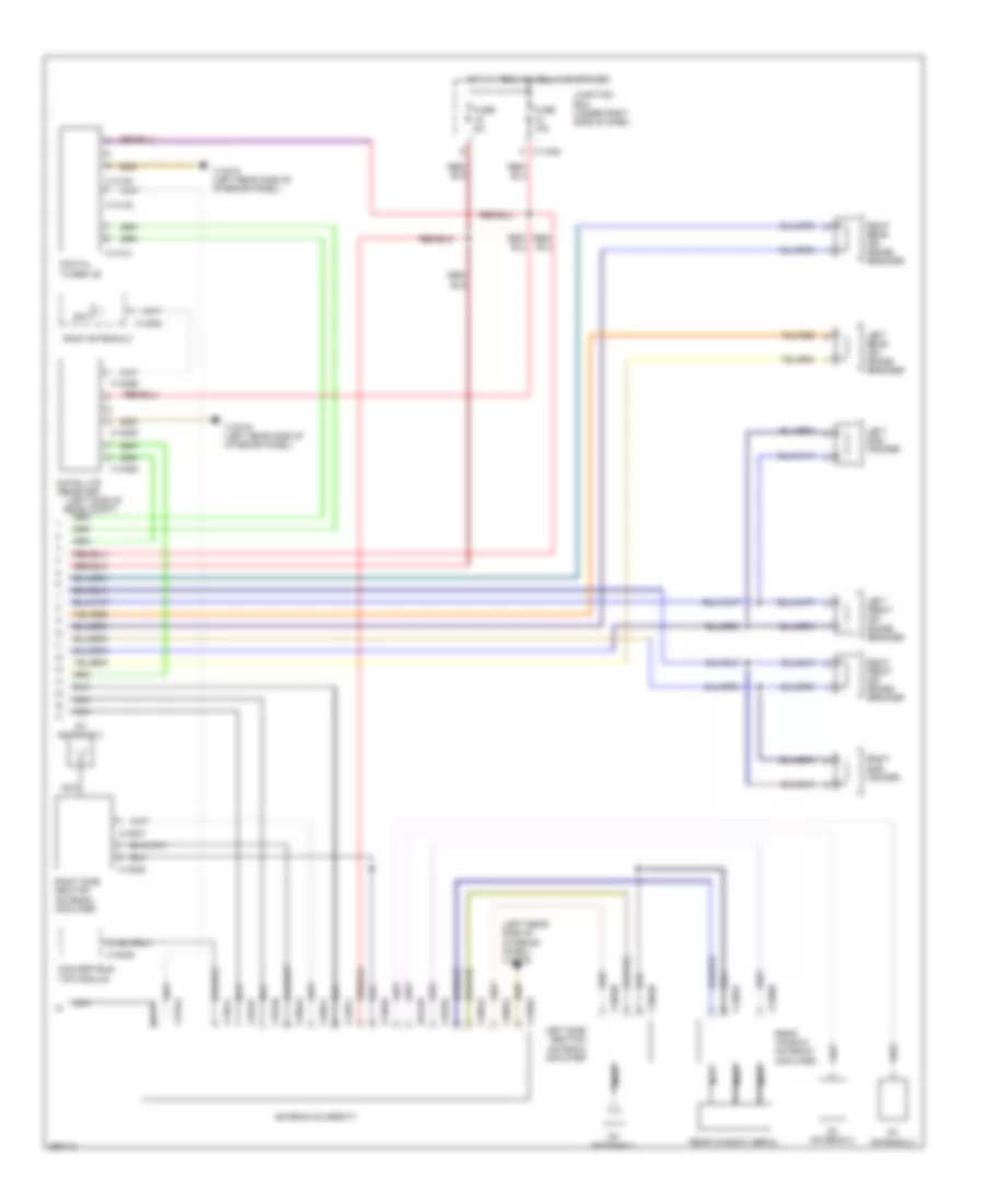 Navigation Wiring Diagram Convertible with Car Information Computer Base Radio 2 of 2 for BMW 328xi 2008