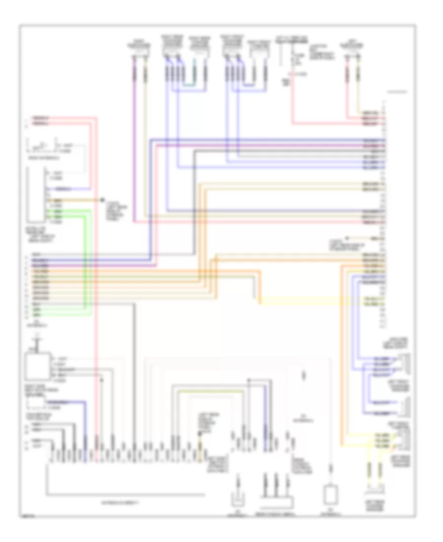 Navigation Wiring Diagram Convertible with Car Information Computer Hifi Radio 2 of 2 for BMW 328xi 2008