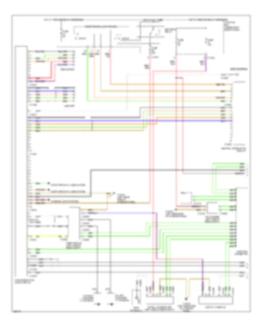 Navigation Wiring Diagram Convertible with Car Information Computer Top Hifi Radio 1 of 2 for BMW 328xi 2008