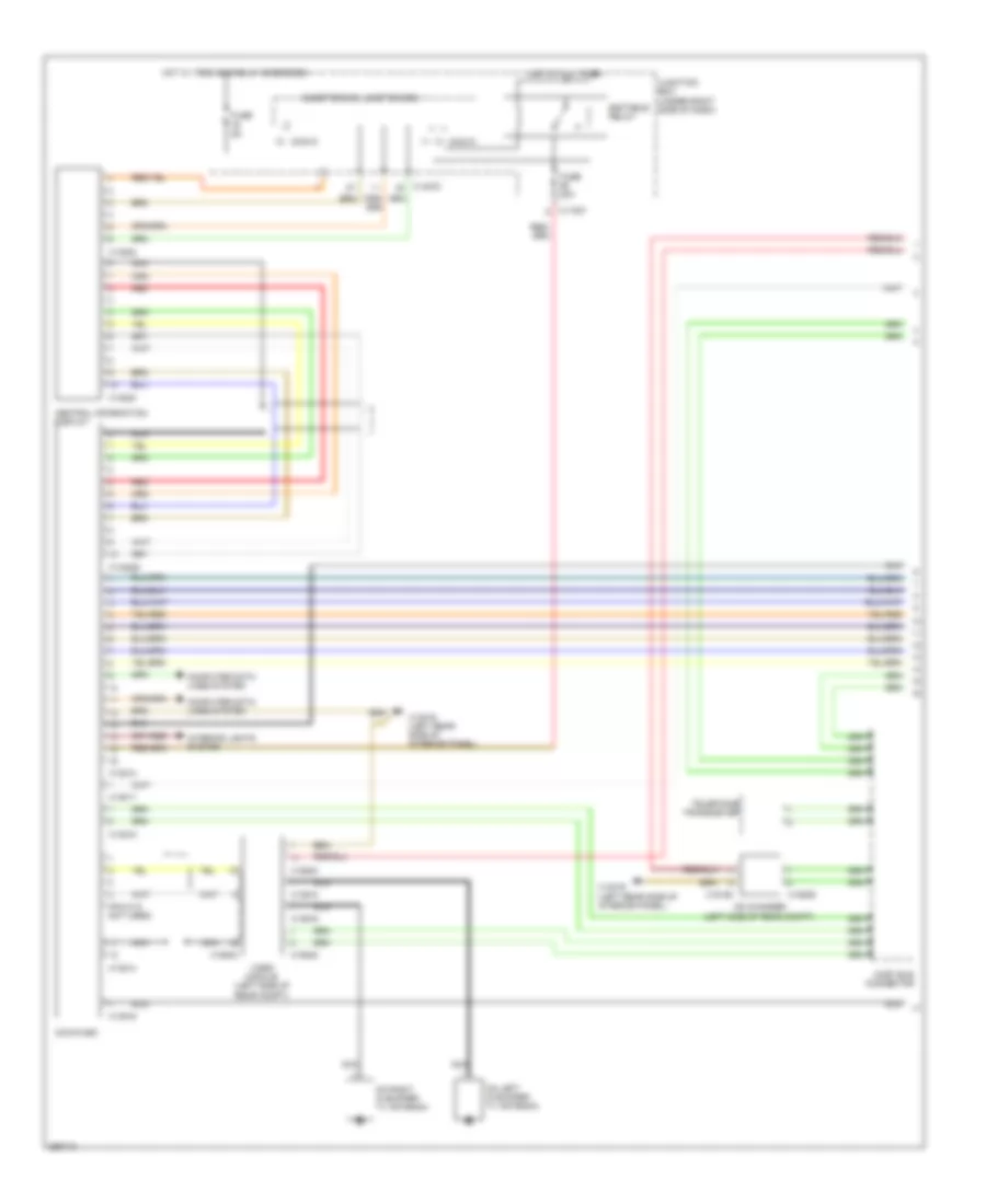 Navigation Wiring Diagram Convertible without Car Information Computer Base Radio 1 of 2 for BMW 328xi 2008