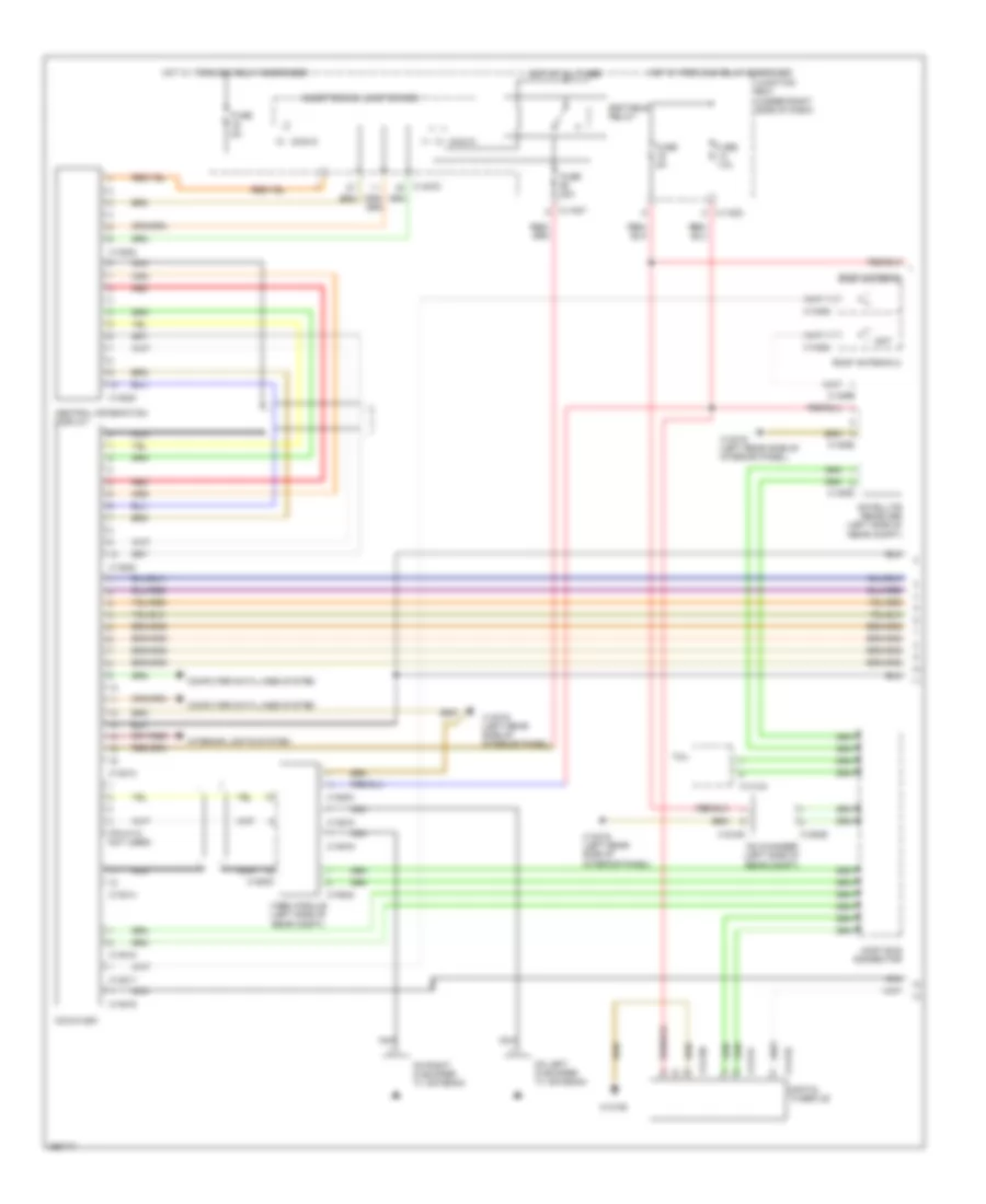 Navigation Wiring Diagram Convertible without Car Information Computer Hifi Radio 1 of 2 for BMW 328xi 2008