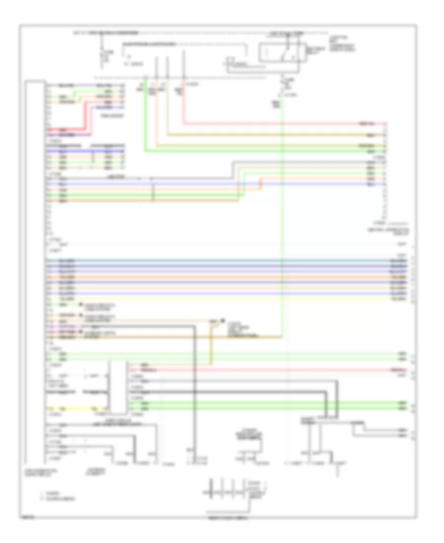 Navigation Wiring Diagram Except Convertible with Car Information Computer Base Radio 1 of 2 for BMW 328xi 2008