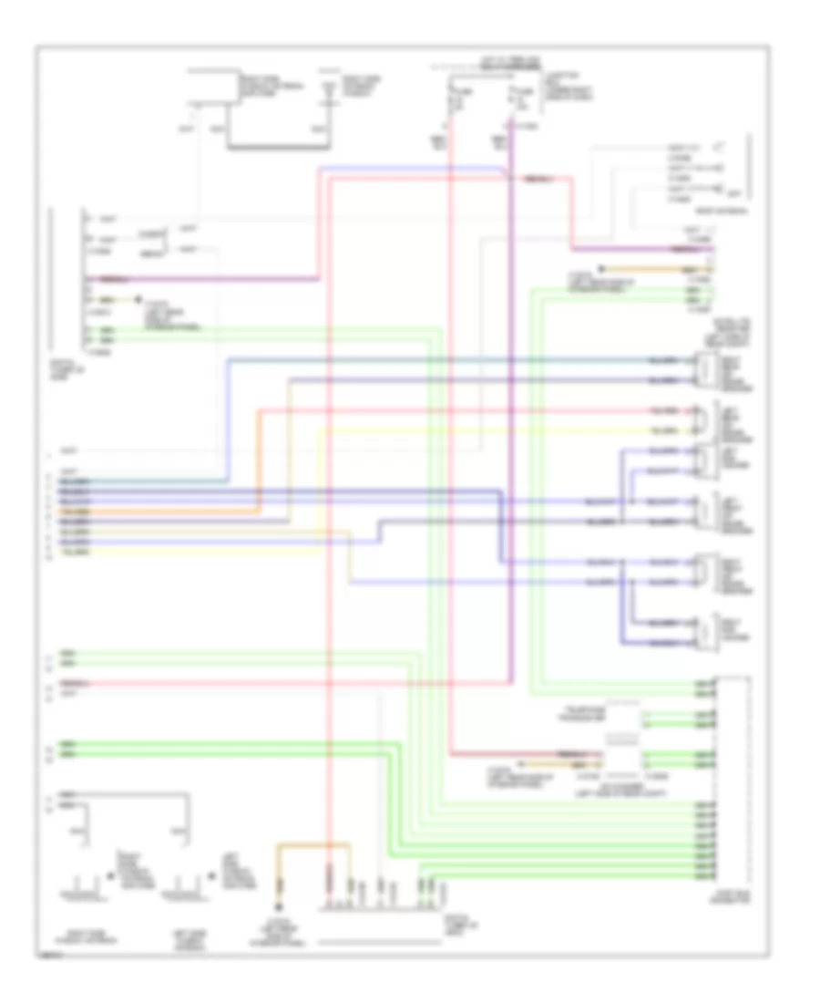 Navigation Wiring Diagram Except Convertible with Car Information Computer Base Radio 2 of 2 for BMW 328xi 2008