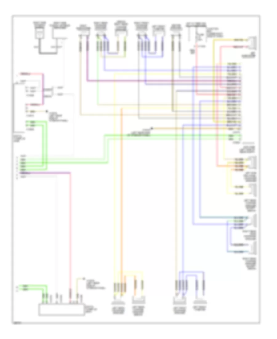 Navigation Wiring Diagram Except Convertible without Car Information Computer Top Hifi Radio 2 of 2 for BMW 328xi 2008