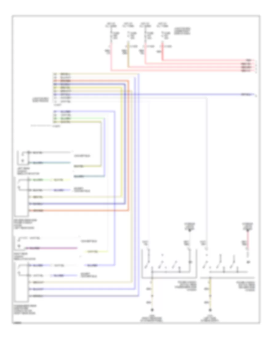 Power Windows Wiring Diagram 1 of 2 for BMW 328xi 2008