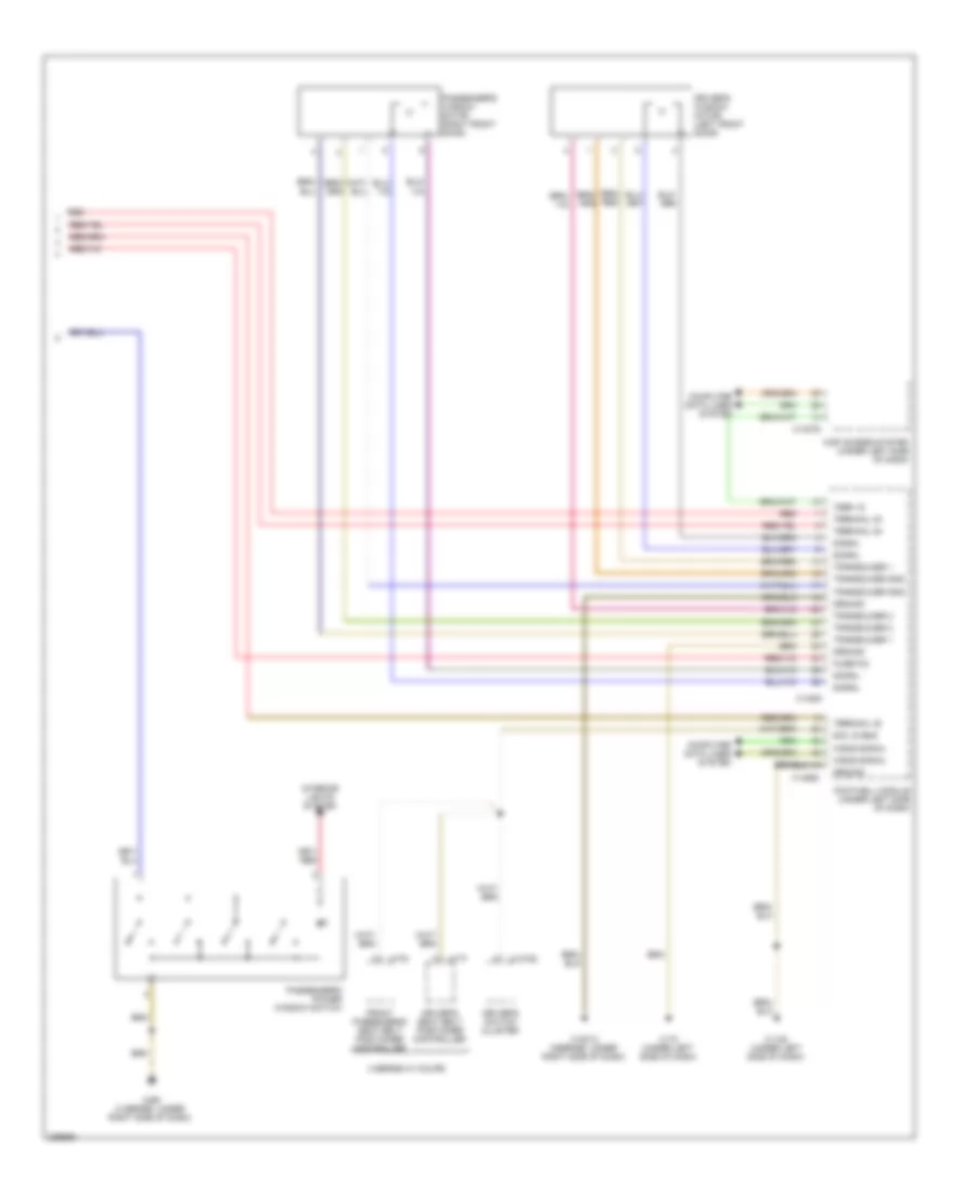 Power Windows Wiring Diagram 2 of 2 for BMW 328xi 2008