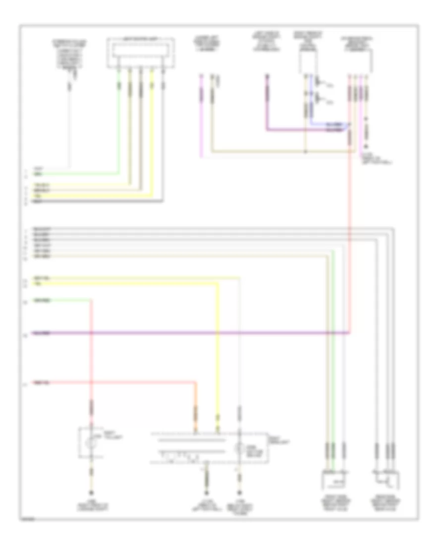 Adaptive Front Lighting Wiring Diagram 2 of 2 for BMW Z4 35is 2012