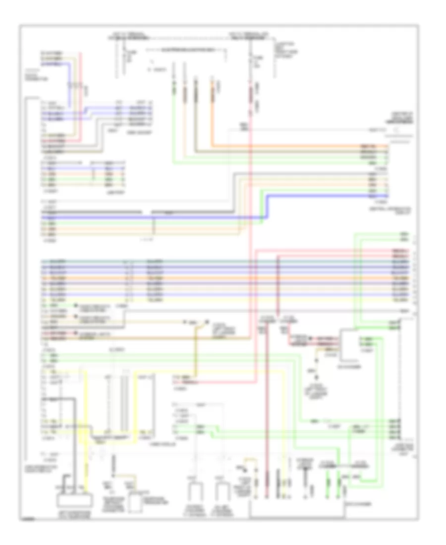 Navigation Wiring Diagram, with CIC without Amplifier (1 of 2) for BMW Z4 35is 2012