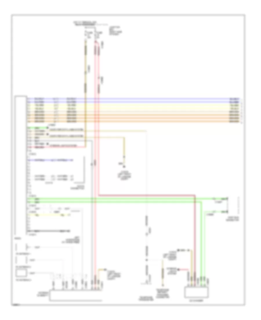 Premium Radio Wiring Diagram without CIC 1 of 2 for BMW Z4 35is 2012