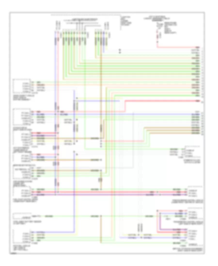 Computer Data Lines Wiring Diagram 1 of 3 for BMW X5 M 2010
