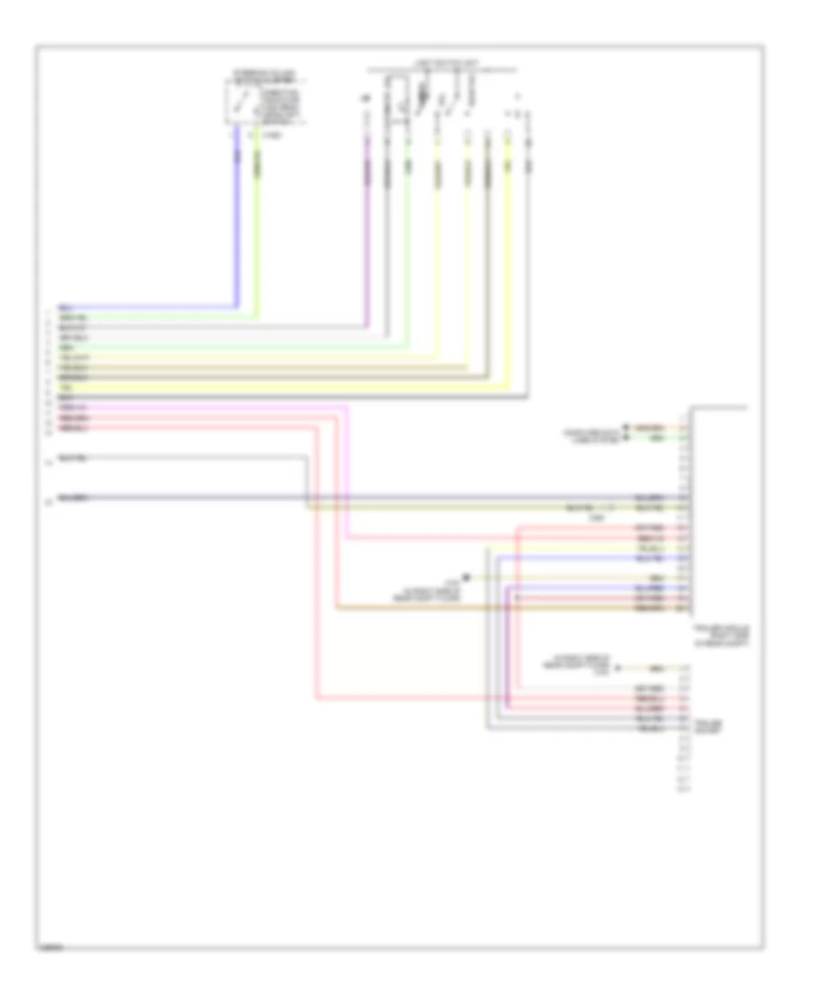 Exterior Lamps Wiring Diagram 3 of 3 for BMW X5 M 2010