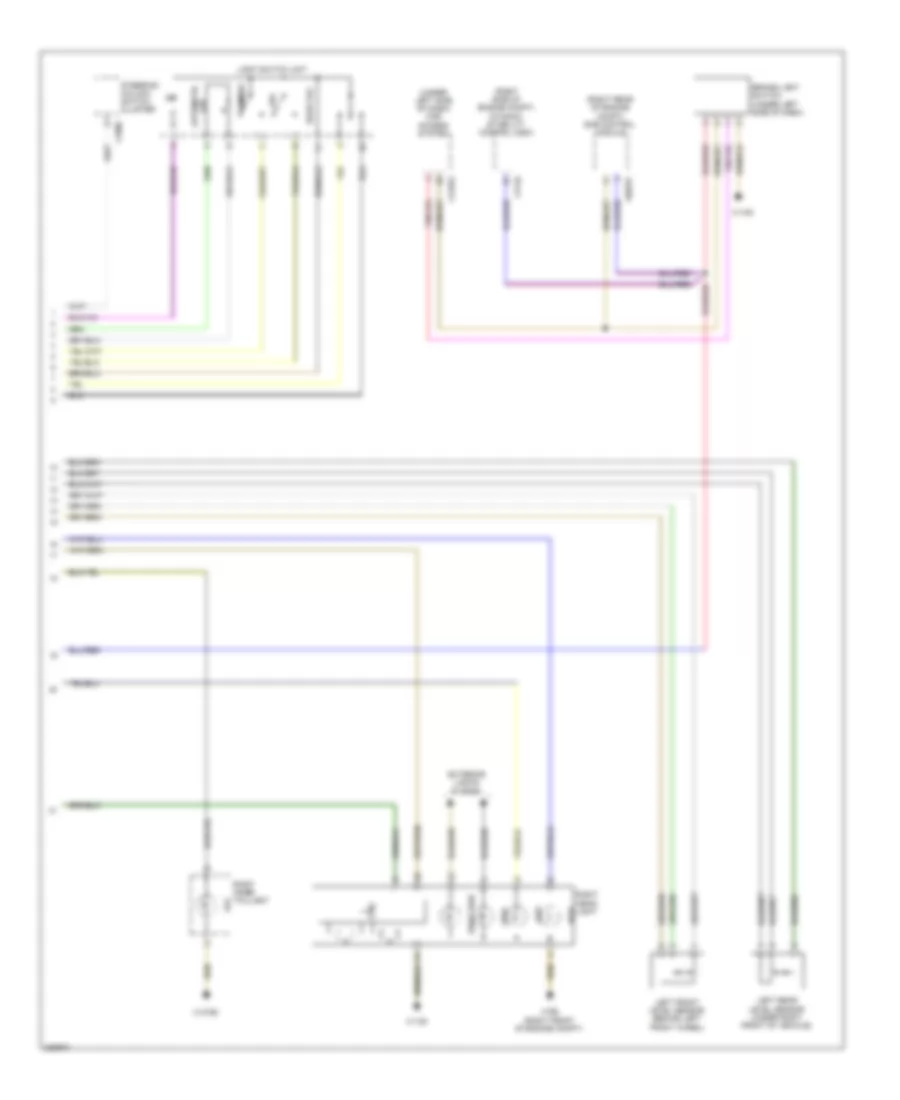 Adaptive Front Lighting Wiring Diagram (2 of 2) for BMW X5 M 2010