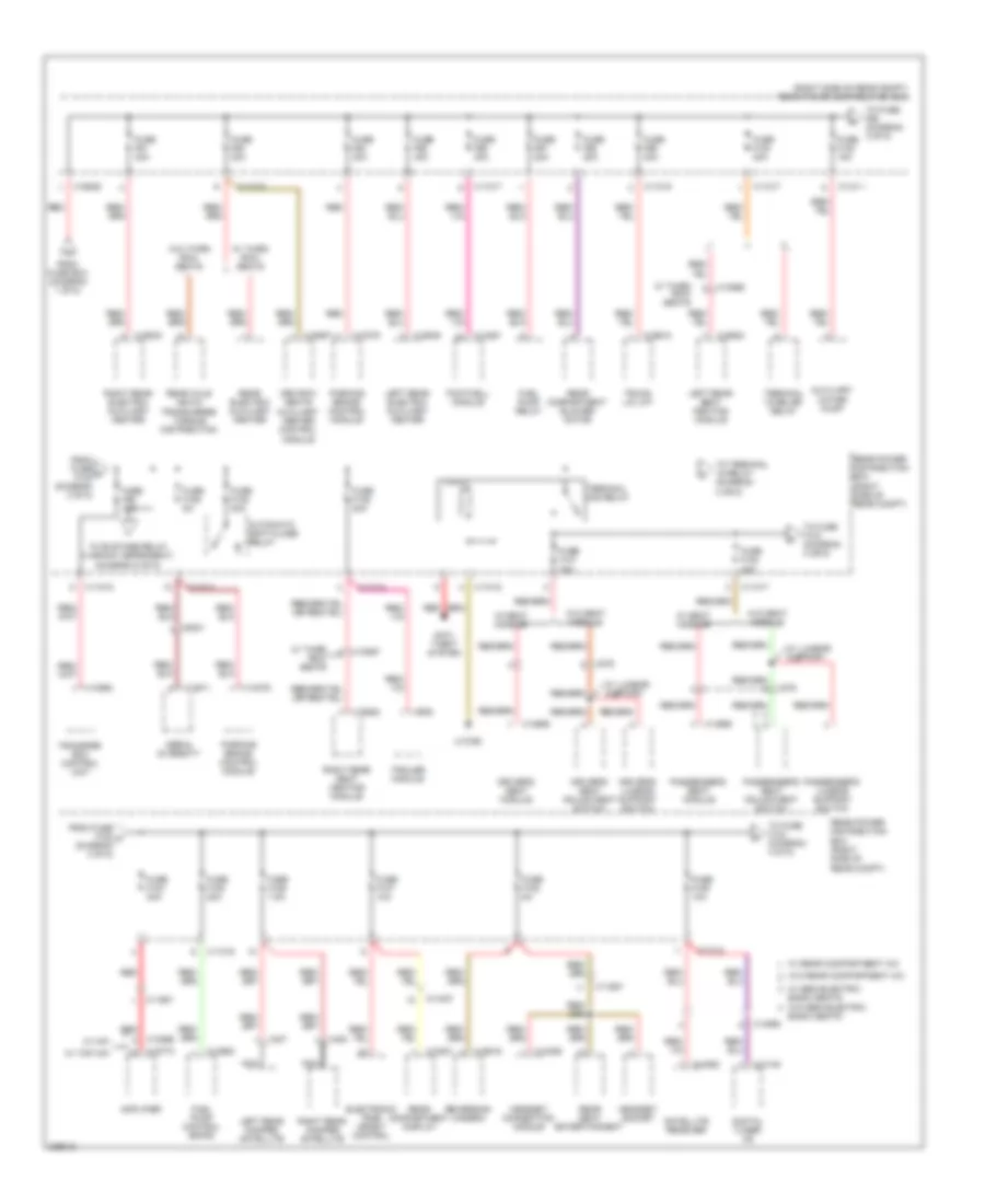 Power Distribution Wiring Diagram 3 of 5 for BMW X5 M 2010