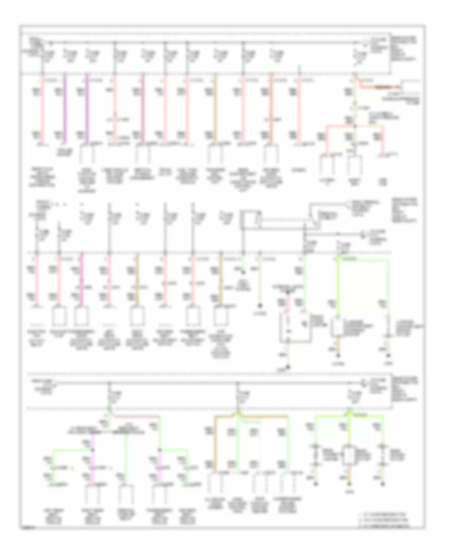 Power Distribution Wiring Diagram 4 of 5 for BMW X5 M 2010