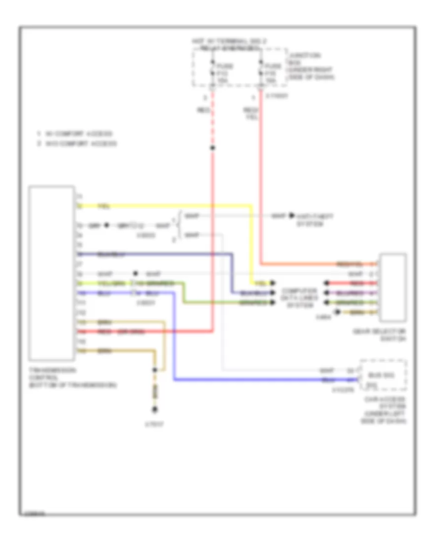 A T Wiring Diagram for BMW X5 M 2010