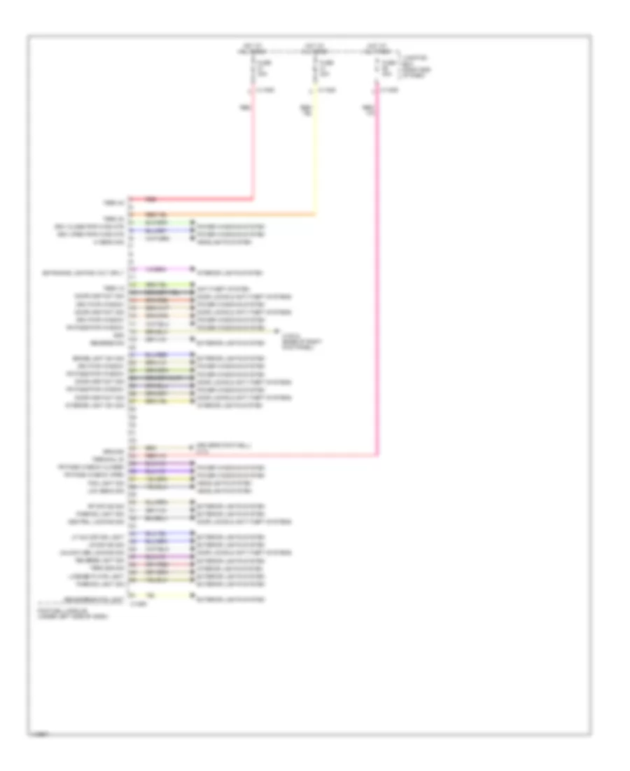 Body Control Modules Wiring Diagram 2 of 2 for BMW X1 28i 2013